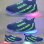 Kids Light Up Pull On Shoes Toddler Girls Boys Breathable Led Flashing Sneakers Running Shoes/Slip-on For Boys&Girls |Fashionable and Fun for Boys and Girls | Available in Toddler and Little Kid Size