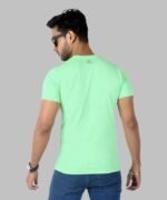 Men's Slim-Fit Eversoft Premium Cotton Short Sleeve Crewneck Tshirt,Breathable & Tag Free Skull Printed Tees For Men_Green - Image 4