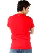 Men's Slim-Fit Eversoft Premium Cotton Short Sleeve Crewneck Tshirt,Breathable & Tag Free Skull Printed Tees For Men_Red - Image 2