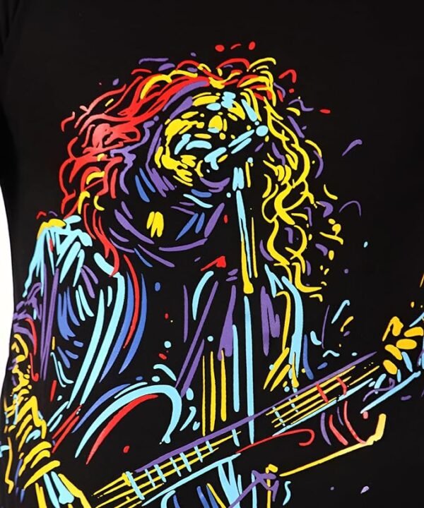 Men's Slim-Fit Eversoft Premium Cotton Short Sleeve Crewneck Tshirt,Breathable & Tag Free Skull Printed Tees For Men_Black - Image 2