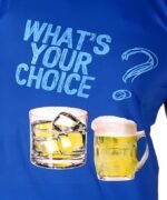 Men's Slim-Fit Eversoft Premium Cotton Short Sleeve Crewneck Tshirt,Breathable & Tag Free Skull Printed Tees For Men_Blue - Image 2