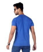Men's Slim-Fit Eversoft Premium Cotton Short Sleeve Crewneck Tshirt,Breathable & Tag Free Skull Printed Tees For Men_Blue - Image 3