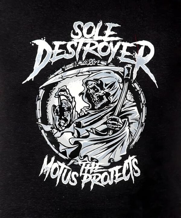 Men's Slim-Fit Eversoft Premium Cotton Short Sleeve Crewneck Tshirt,Breathable & Tag Free Skull Printed Tees For Men_Dark Grey - Image 4