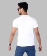 Men's Slim-Fit Eversoft Premium Cotton Short Sleeve V-Neck Tshirt,Breathable & Tag Free Solid Tees For Men_White - Image 2