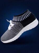 Women's Sports Running Shoes,Walking, Gym Casual Sneaker Lace-Up Shoes for Girl's_Navy Blue